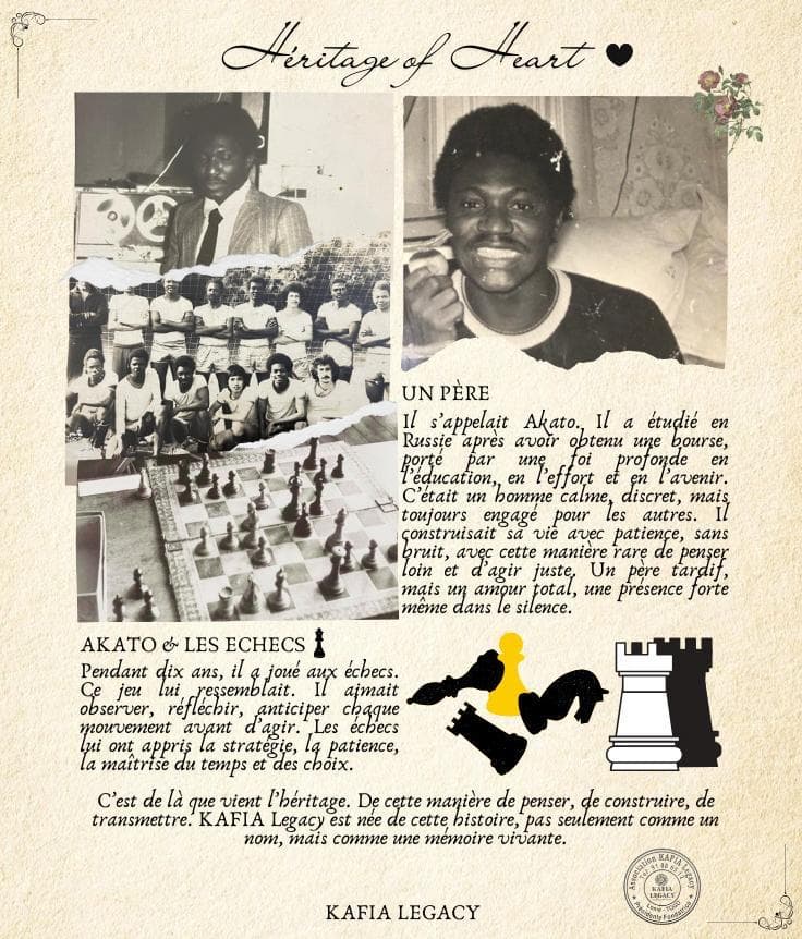 Heritage of Heart — l'histoire d'Akato, fondateur de Kafia Legacy